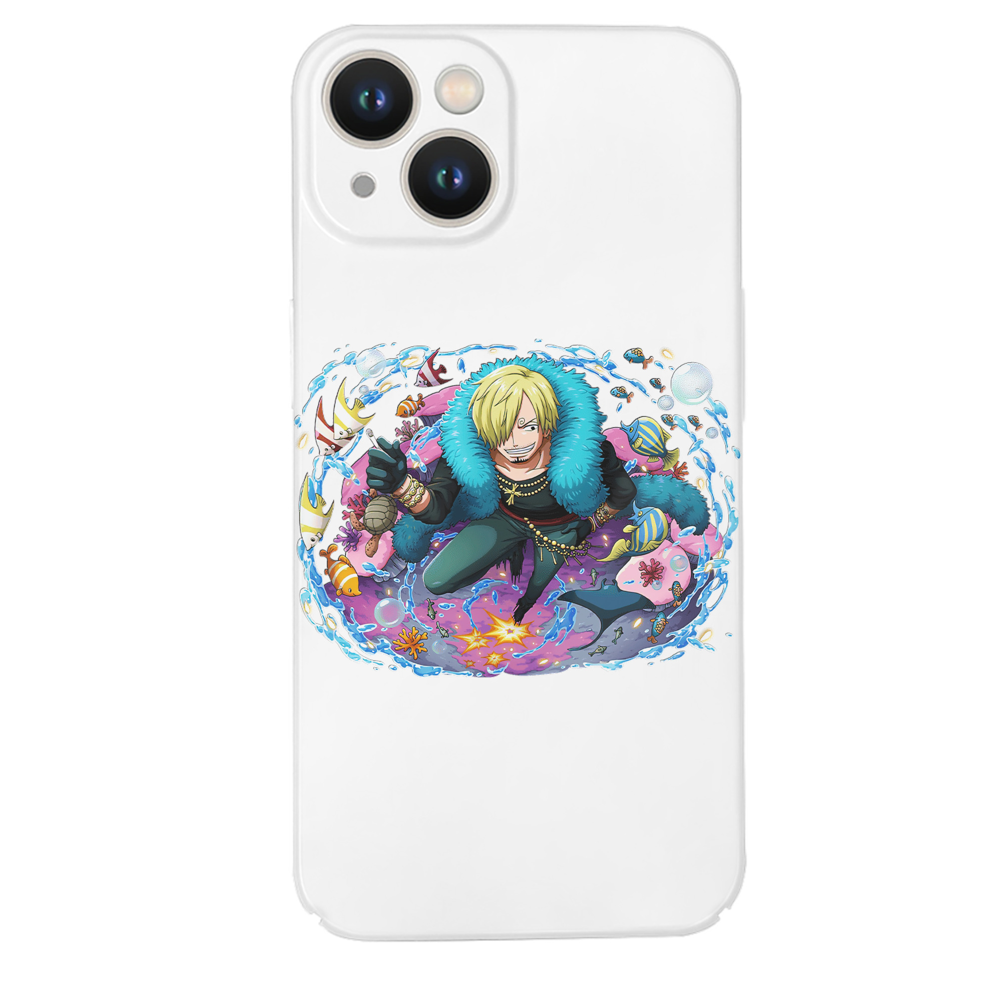 （画像用） ワンピース サンジ ONE PIECE Sanji 【iPhone 14シリーズ対応】ハードケース